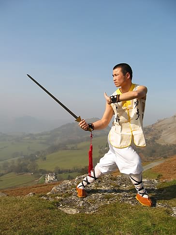 Master Xing Du During A Visit To Wales.