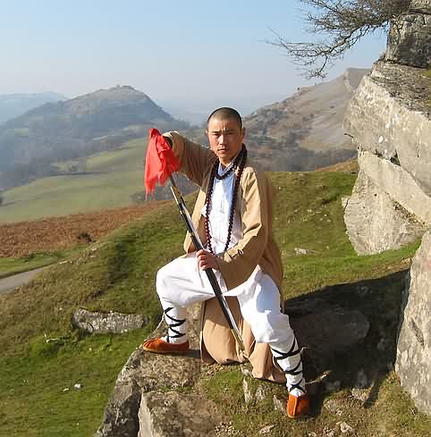 Master Xing Du During A Visit To Wales.