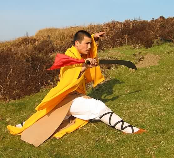 Master Xing Du During A Visit To Wales.