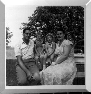 dad, denny, ginger, and mom