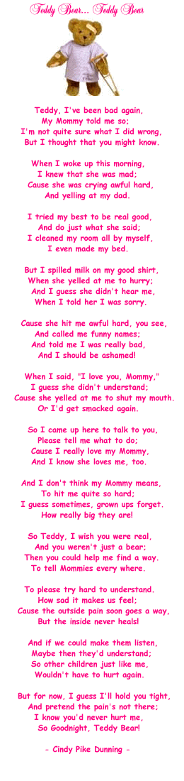 Teddy Bear... Teddy Bear