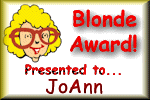 Jo Ann's Blonde Award