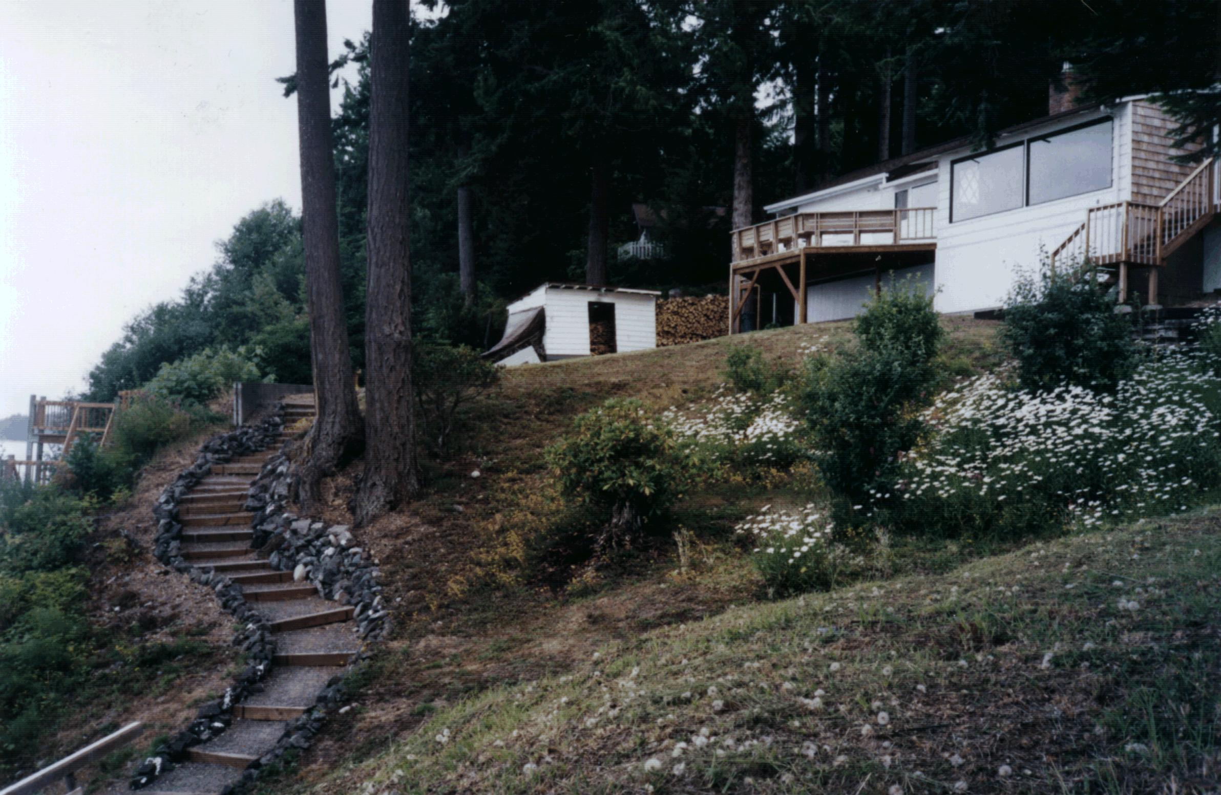 The beach path
