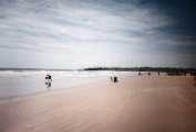 Plage de sable blond de CAP Skiring