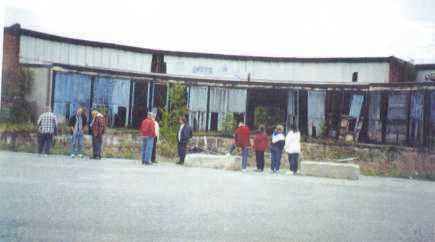 Kicking arround at the old,
 roundhouse in White River Jct., VT