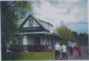 This station was restored 
 and it now a veterinarian's office