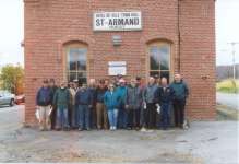 Group photo taken at St. Armand Station