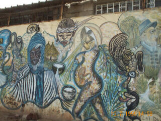 Wall at Monaco Plage