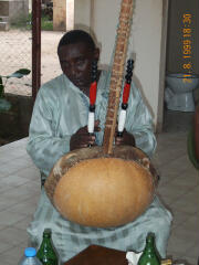 The correct way to play a kora