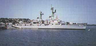 USS Turner Joy DD-951 Bremerton in the background