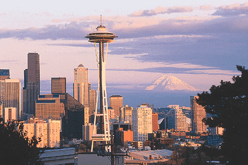 If you can see Mt Ranier from Seattle you Know it will rain soon... If you can't see Mt Ranier you know it is raining already