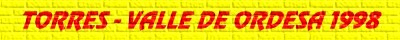 Torres - Valle de Ordesa 1998