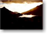 Loch Leven during the dusk