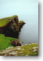 High cliffs above the Neist Point light house