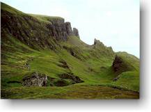 The view from the carpark towards the Table, Needle, and the Prison