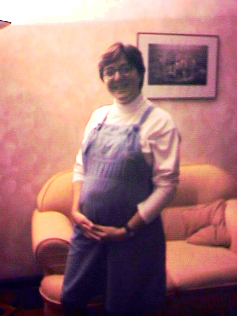 Luciane entrando no 3o m�s