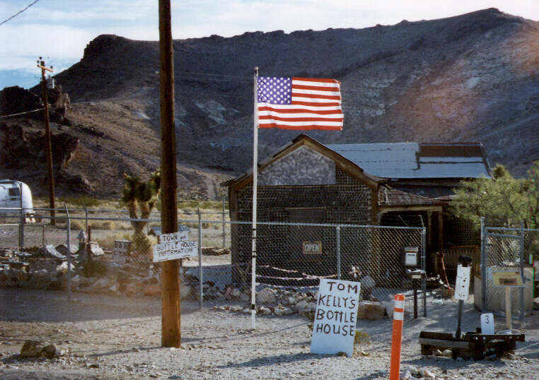 rhyolite, the bottle house