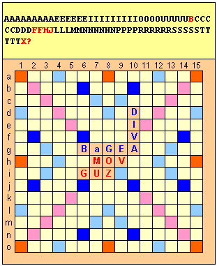 Situatia de pe grila, inaintea acestei depuneri