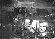 Inside destroyed tank