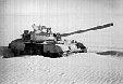 Tank in the sand