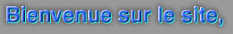 Bienvenue sur le site,