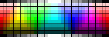 216 Web Safe Palette