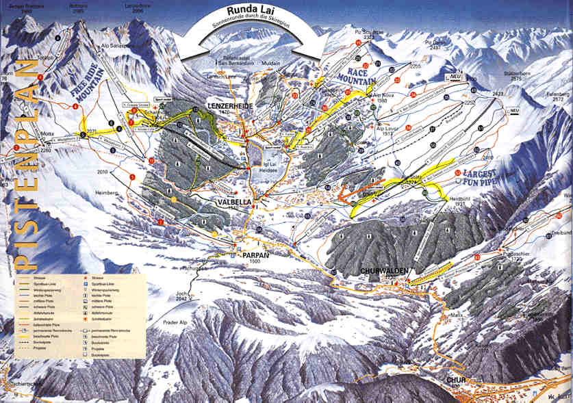 �bersicht der Region