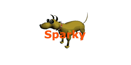 SPARKY THE WONDER DOG AND KITTY GIF ANIMATION