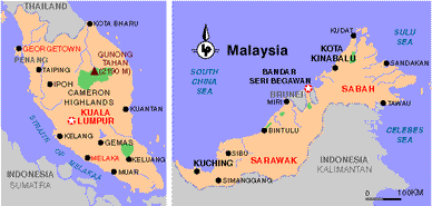 Map of Malaysia
