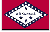 le drapeau d'Arkansas