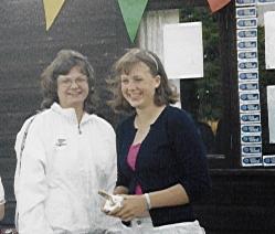 Girls Singles Runner Up (on the right)