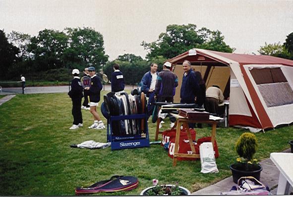 Tennis clubhouse, economy style!