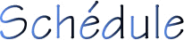 Sch�dule de la ligue