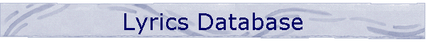 Lyrics Database