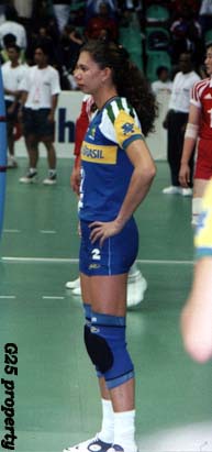 brazil's team captain and leader, ana moser