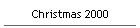 Christmas 2000