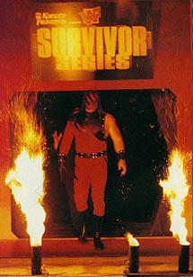 Kane Entering At The 1997 Surviver Series