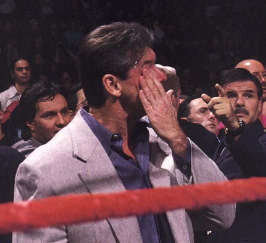 Bret Spits In Vince's Face, Ended A 14 Year Ralationship