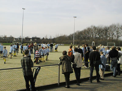 Verzamelen voor de clinic