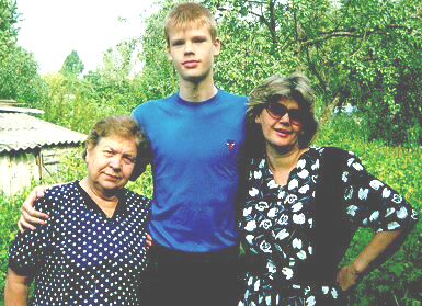 Grandma, me and mother (from left to right)