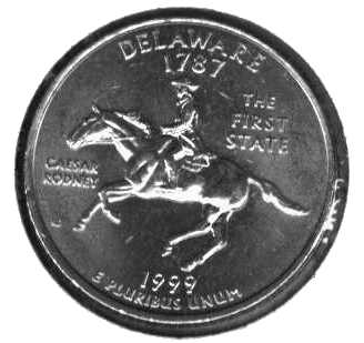 One of the five reverses to be issued in 1999
