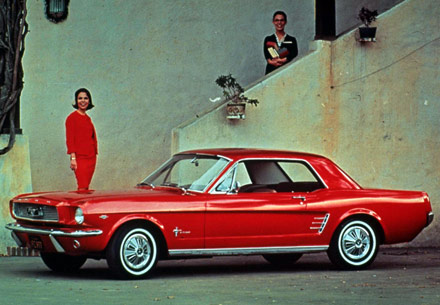 1964 1/2 mustang ad