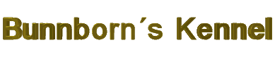 Bunnborn´s Kennel Logo Made by Rickard Lundmark RiKi Kennel