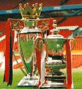 FA Cup and FA Carling Premiership Trophy