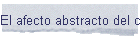 El afecto abstracto del cuerpo izquierdo