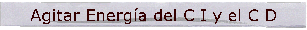 Agitar Energ�a del C I y el C D