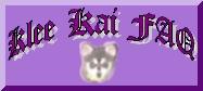 Klee Kai FAQ