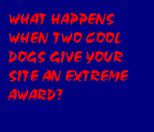 Extreme Doggies Ultimate Site Award