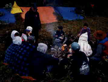 Around the campfire