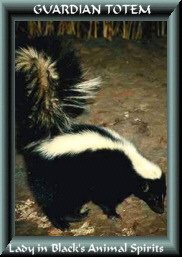 Skunk Guardian Totem
